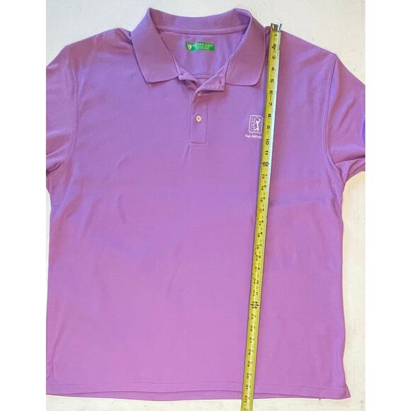 Oxford Golf TPC San Antonio Purple Polo Shirt Men’s Sz XL Earth Tech Super Dry - Picture 7 of 10